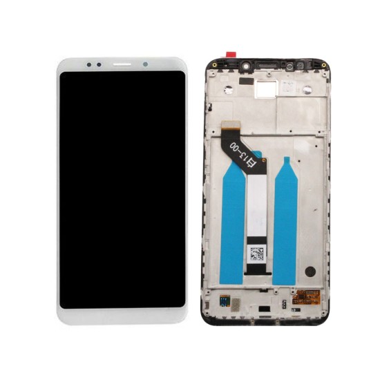 TOUCH+DISPLAY WITH FRAME XIAOMI REDMI 5 PLUS (VERSIÓN CHINA)/REDMI NOTE 5 (VERSIÓN GLOBAL) CÁMARA LATERAL DERECHA 5.99" BLANCO TOUCH+DISPLAY WITH FRAME XIAOMI REDMI 5 PLUS (VERSIÓN CHINA)/REDMI NOTE 5 (VERSIÓN GLOBAL) CÁMARA LATERAL DERECHA 5.99" BLANCO